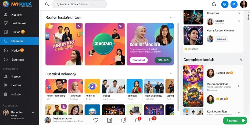 Screenshot D73 memperlihatkan fitur kostumisasi karakter.