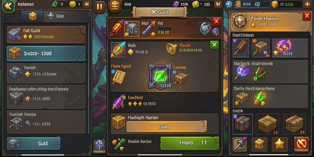 Screenshot menunjukkan interaksi pemain dengan elemen kreatif dalam game.