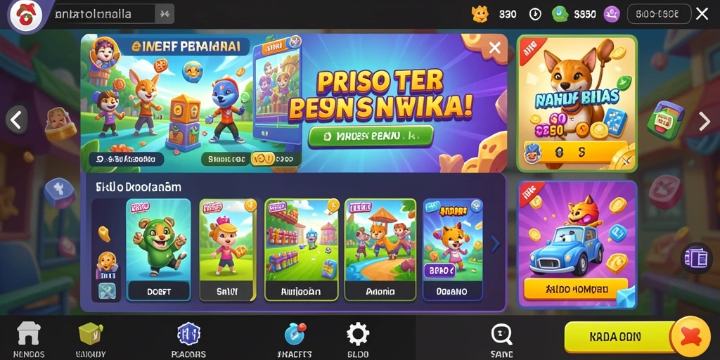 Pengalaman bermain yang mendebarkan dengan peluang besar.